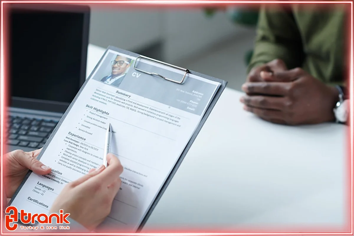 نحوه استخدام ایرانیان در ترکیه