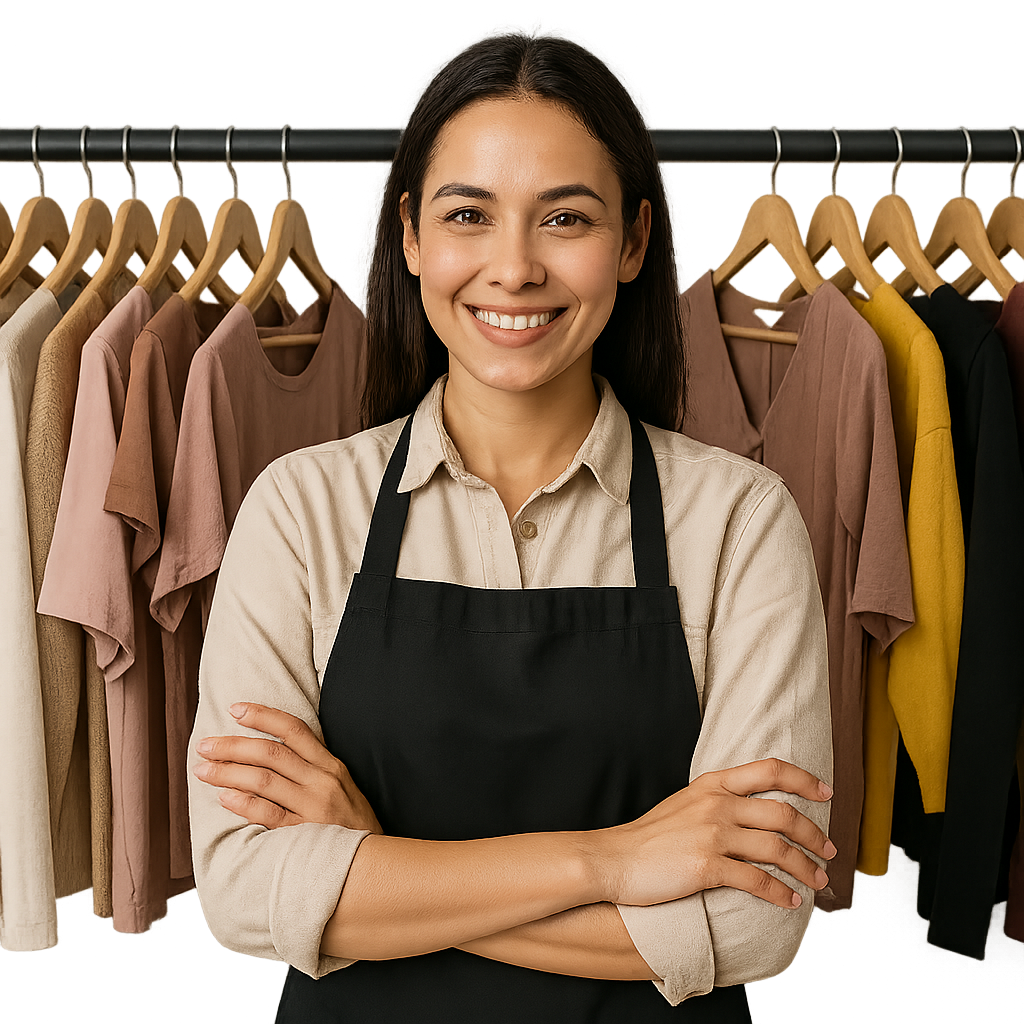 فروشنده خانم