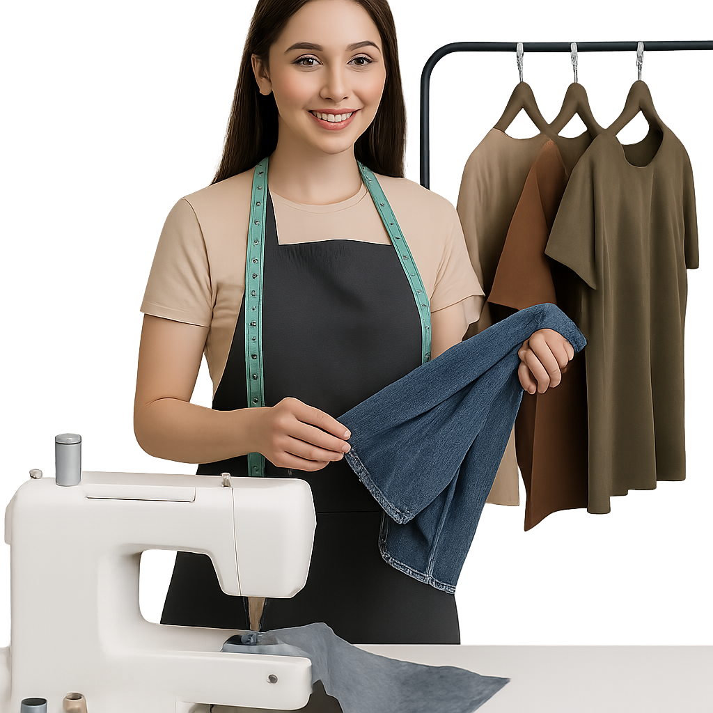 وردست خانم در تولیدی پوشاک