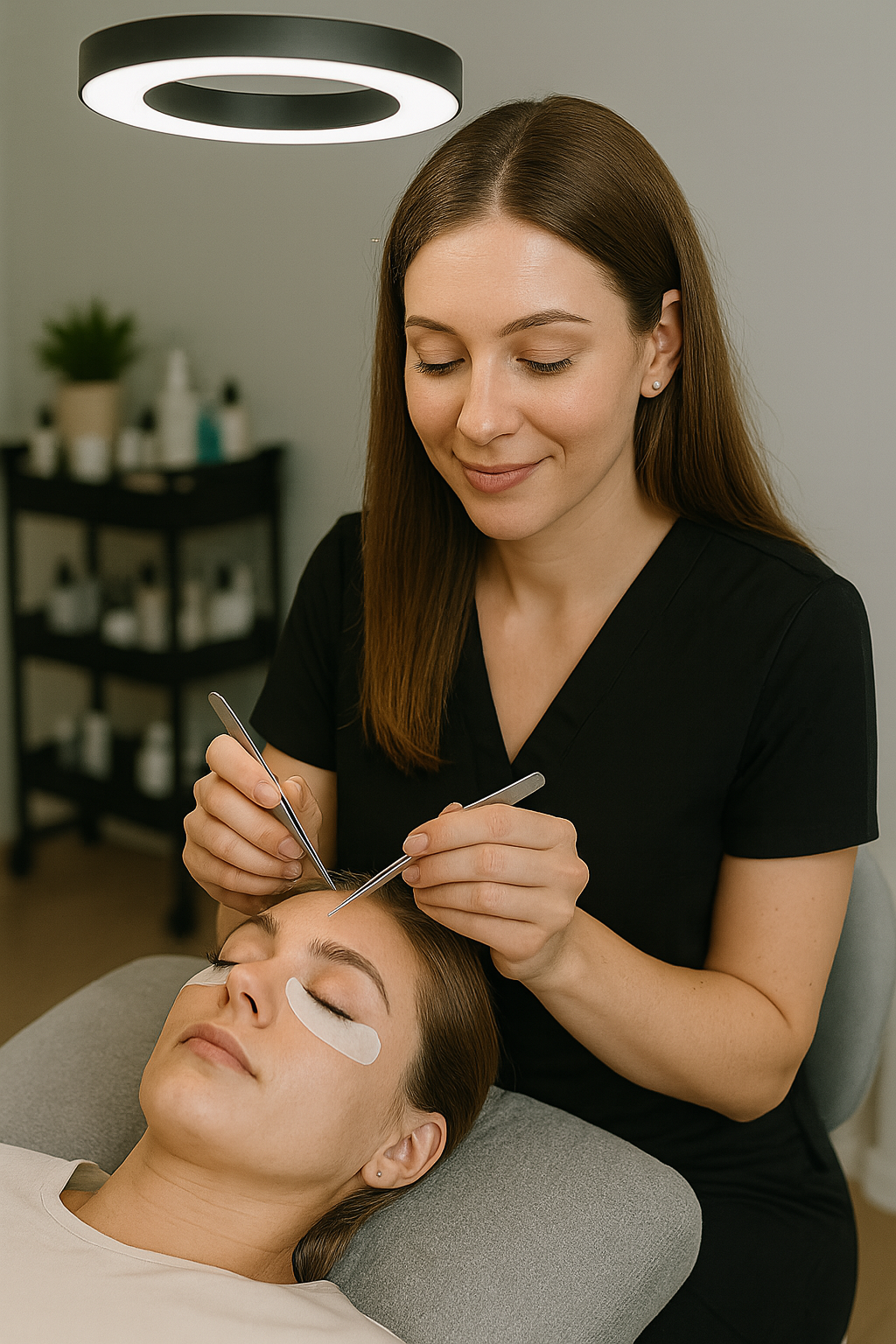 استخدام مژه کار در محله جمهوریت