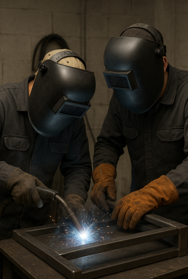 استخدام دو نفر جوشکار Co2 جهت مونتاژ کاری و تک خال زنی  