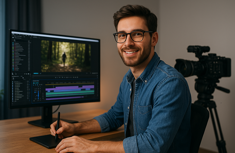 استخدام ادیتور و فیلمبردار
