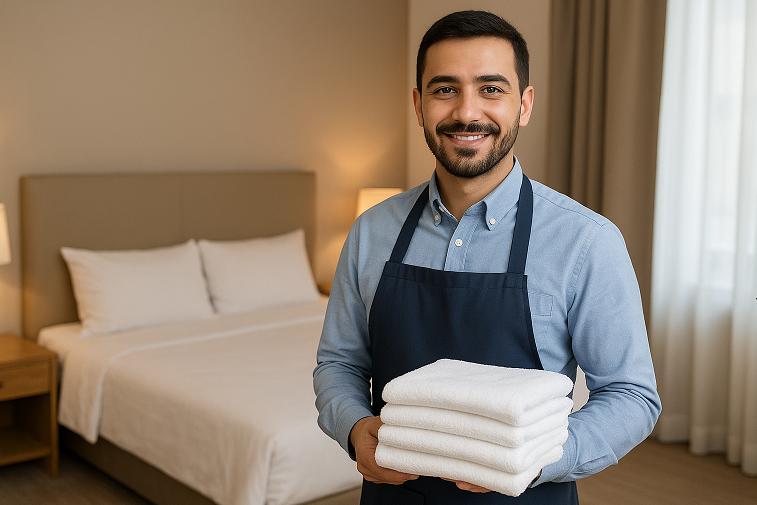 استخدام نیروی نظافت هتل در تکسیم