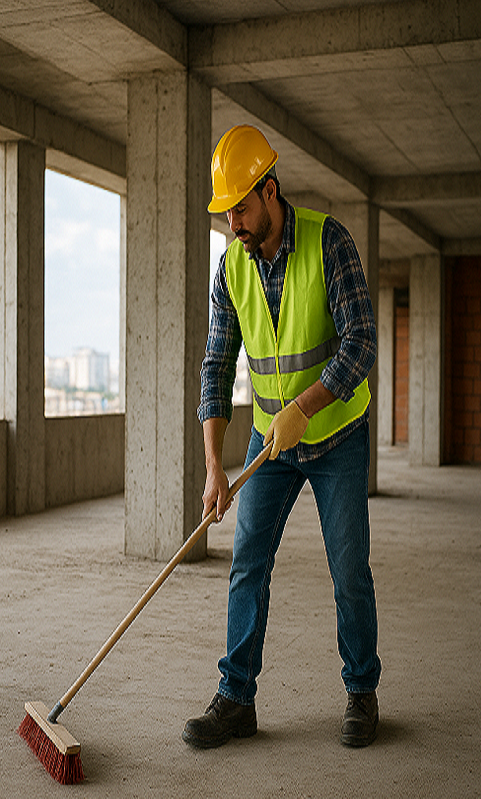 استخدام کارگر ساده برای نظافت ساختمان در بورسا