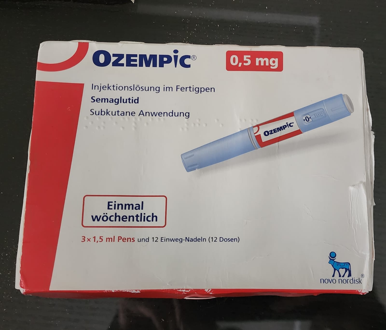 فروش Ozempic (اوزمپیک) ۰.۵ اصل – بسته ۳ عددی، کاملاً نو